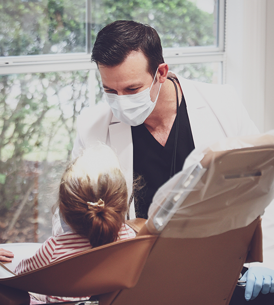 Slidell dentist treating a dental patient